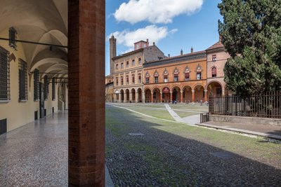 Piazza Santo Stefano, Bologna, Italy by . .