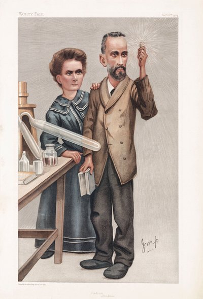 Pierre and Marie Curie, French Physicists by Henry Charles Fehr