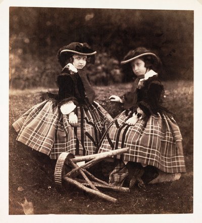 Princess Helena and Princess Louise by Frederick (attr. to) Barnard