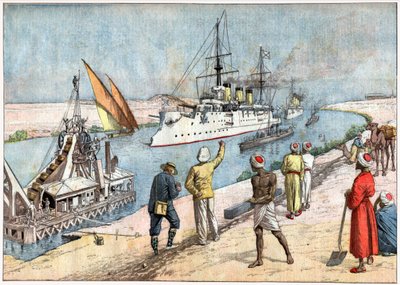 Russian Warship Pobeda by . .