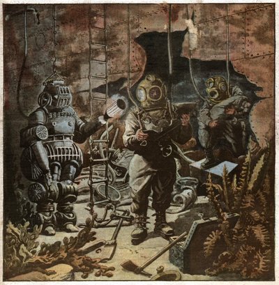 Divers by Ferdinand Georg Waldmuller