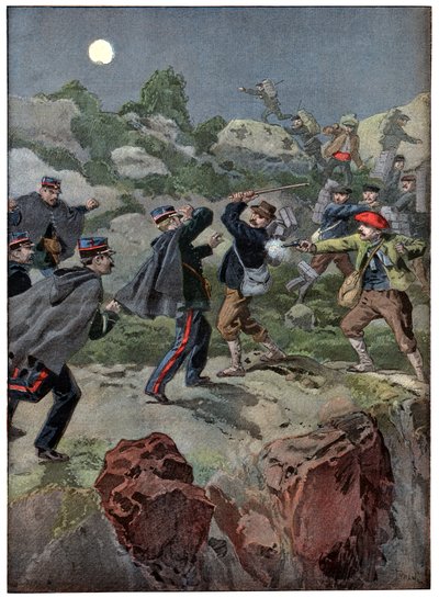 Smugglers in France by . .