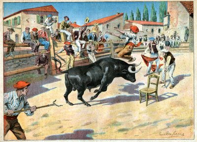 Bullfighting in Camargue by John Pardon