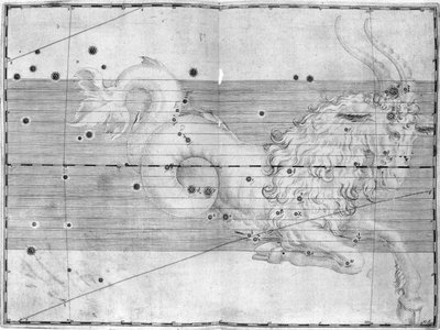 The constellation Capricornus by Frederick (attr. to) Barnard