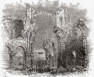 The Monastery of Lindisfarne by . .