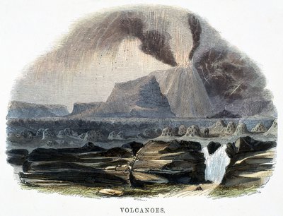 Volcanoes by Frederick (attr. to) Barnard
