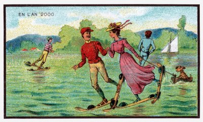 Water skates by . .