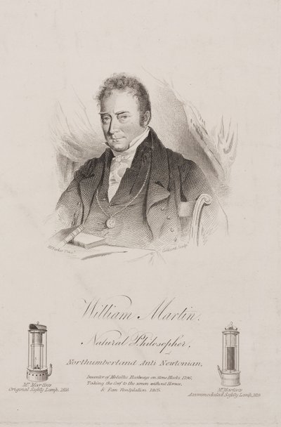 William Martin, English Poet and Physicist, c 1820s by Frederick (attr. to) Barnard
