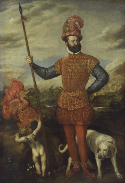 Man in Military Costume by Tiziano Vecelli