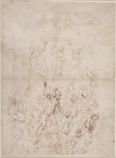The Last Judgment by after Aurelio Lomi Giulio Benso