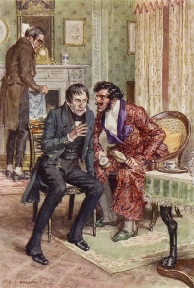 Illustration for Martin Chuzzlewit by after Charles Edmund Brock