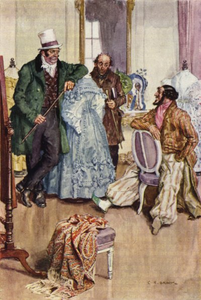 Illustration for Nicholas Nickleby by after Charles Edmund Brock