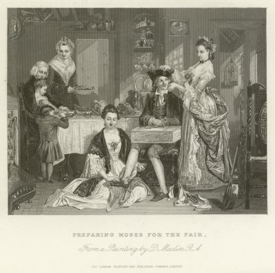 Preparing Moses for the Fair by after Daniel Maclise
