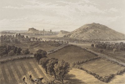 Edinburgh from near Craigmillar Castle by after David Roberts