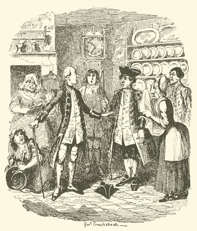 Illustration for Tristram Shandy by after George Cruikshank