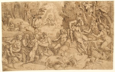 Death of Procris by after Giorgio Ghisi