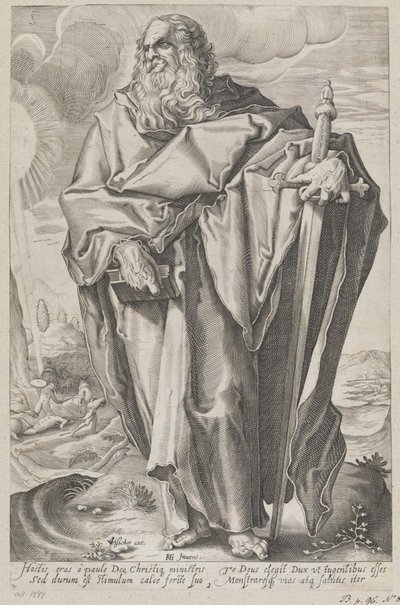 Saint Paul by after Hendrick Goltzius