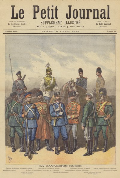 Cavalry of the Russian Army by after Henri Meyer