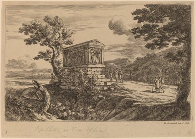 The Antique Sarcophagus by after Herman van Swanevelt