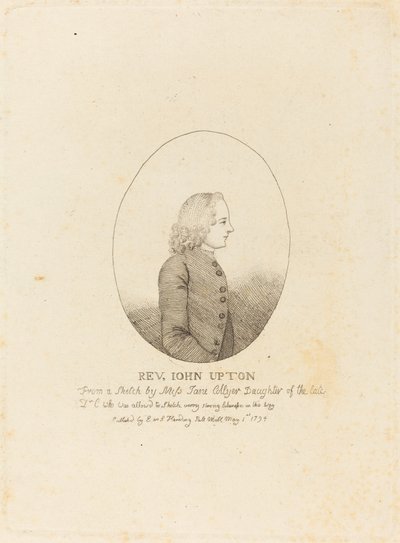 Reverend John Upton by after Jane Collyer