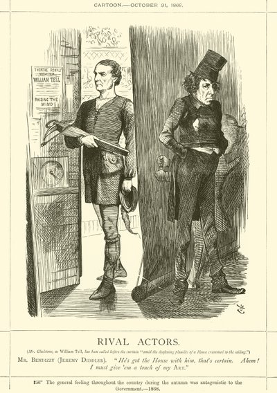 Rival Actors by after John Tenniel