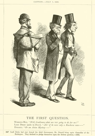 The First Question by after John Tenniel