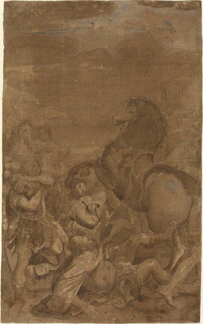 The Conversion of Saint Paul by after Lodovico Carracci