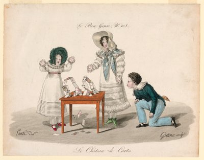 The House of Cards by after Louis Marie Lanté