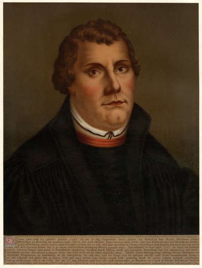Martin Luther by after Lucas Cranach the Elder