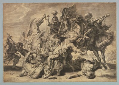 Great Lion Hunt by after Peter Paul Rubens