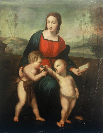 The Madonna del Cardellino by after Raphael