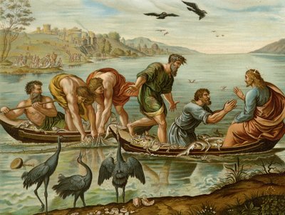 The Miraculous Draught by after Raphael