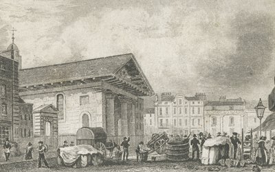 St Pauls Covent Garden by Thomas Hosmer after Shepherd