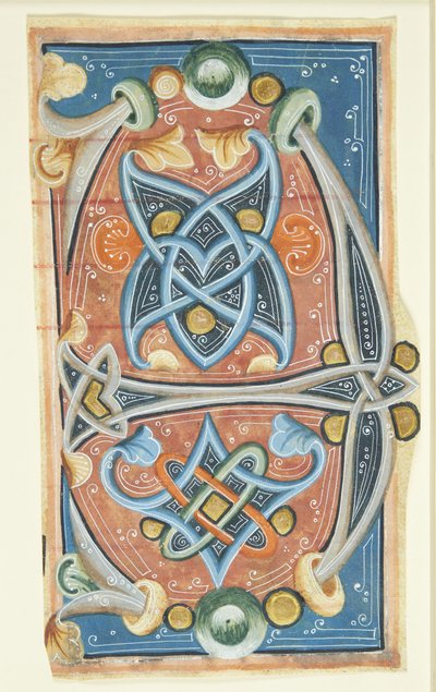 Ornamented Initial E by after Ubekendt