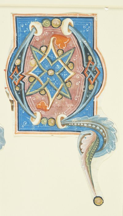 Ornamented Initial Q by after Ubekendt