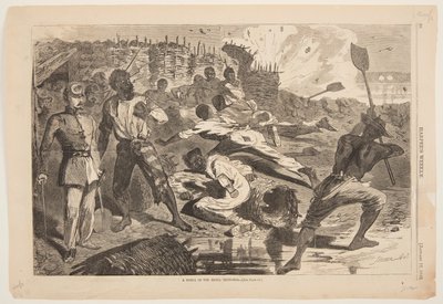 A Shell in the Rebel Trenches by after Winslow Homer