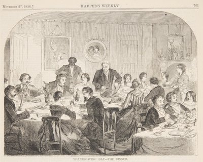Thanksgiving Day – The Dinner by after Winslow Homer
