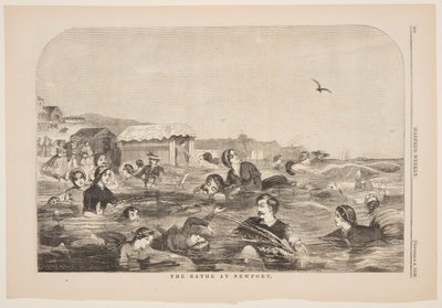 The Bath at Newport by after Winslow Homer