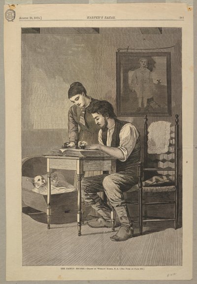 The Family Record by after Winslow Homer