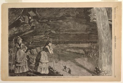 Under the Falls, Catskill Mountains by after Winslow Homer