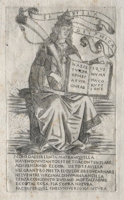 The Sibyls: The Delphian Sibyl by attributed to Francesco Rosselli