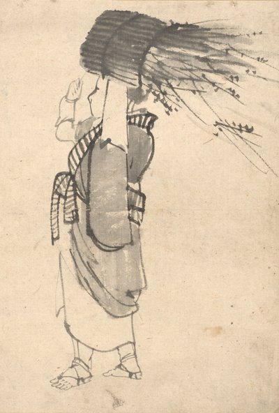 The Faggot Bearer by attributed to Kono Bairei