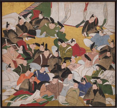 Thirty-Six Poetic Immortals by attributed to Tatebayashi Kagei