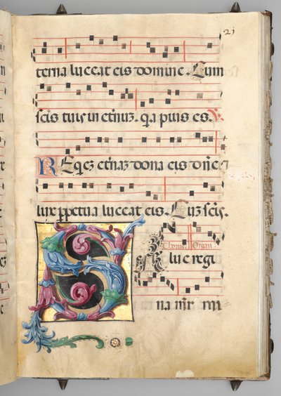 Gradual by circle of Girolamo dai Libri