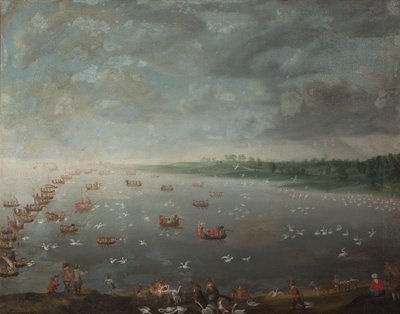 Swan Hunt by de Coninck