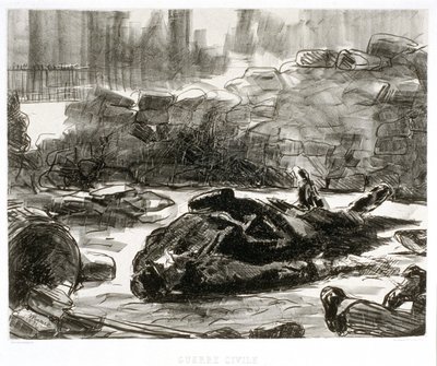 Civil War by Édouard Manet