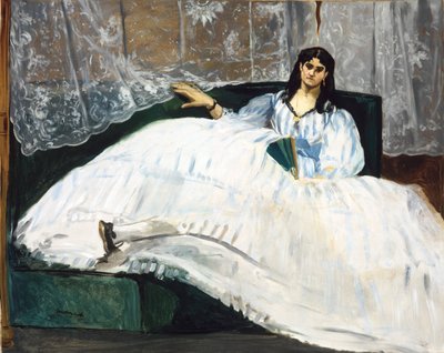 Woman with a Fan by Édouard Manet