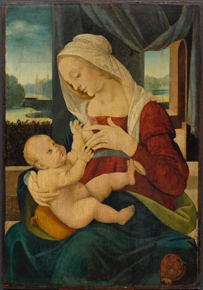 Virgin and Child by follower of Lorenzo di Credi