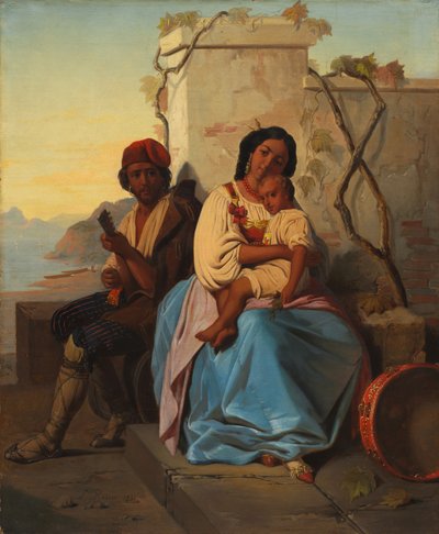 Italian Scene by imitator of Léopold Robert