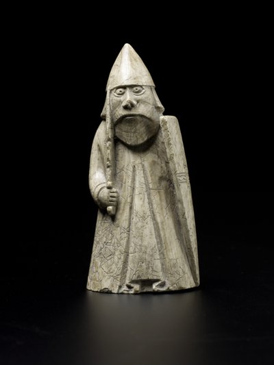 Lewis Chesspiece - Warder by school Scandinavian